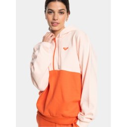 Roxy Pulóver Ess Nrj Cbk Hoo Otlr ERJFT04673 Ekru Regular Fit