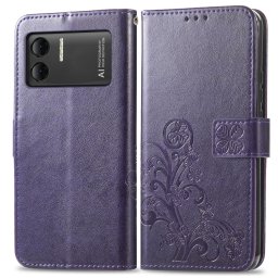 ART FLOWER S Pénztárcahuzat Doogee X98 / X98 Pro lila
