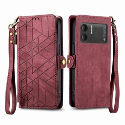 GEOM pénztárca tok Doogee X98 / X98 Pro piros