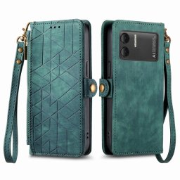 GEOM Wallet tok Doogee X98 / X98 Pro zöld színű