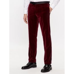 Boss Öltöny nadrág H-Genius-Tux-231 50484723 Bordó Slim Fit