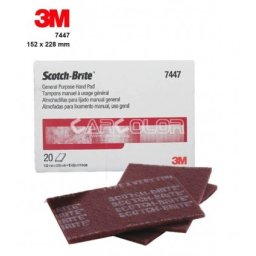 3M 7447 Scotch-Brite Vörös Dörzsi (Durva)