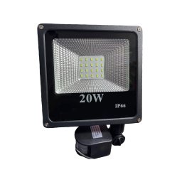 20W SMD LED mozgásérzékelős reflektor fényvető hideg fehér SLIM Szabadtéri spotlámpa IP66