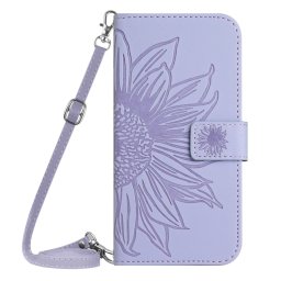 ART SUN FLOWER Pénztárca tok pánttal Motorola Edge 40 Neo lila