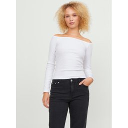 JJXX Blúz Feo 12234919 Fehér Stretch Fit