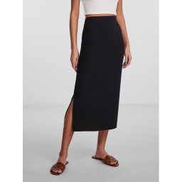 Pieces Ceruzaszoknya 17101527 Fekete Slim Fit