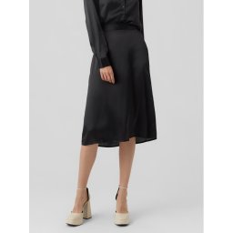 Vero Moda Trapéz szoknya Noa 10274397 Fekete Regular Fit
