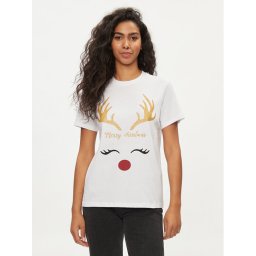 Pieces Póló 17121020 Fehér Regular Fit