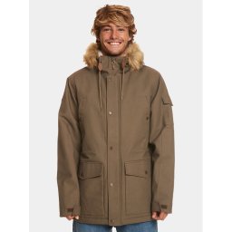 Quiksilver Télikabát Long Trip Jckt EQYJK03988 Barna Regular Fit