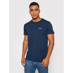 Pepe Jeans Póló Original Basic 3 N PM508212 Sötétkék Slim Fit