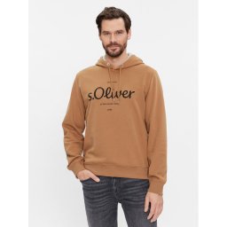 s.Oliver Pulóver 2135751 Barna Regular Fit