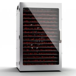 Klarstein Captain Jerky 160 élelmiszertároló 1500W 30-90 °C 24 órás időzítő rozsdamentes acélból (DHY9-CaptainJerky16)