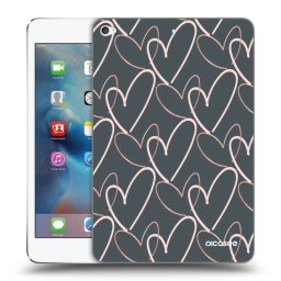 Átlátszó szilikon tok az alábbi táblagépre Apple iPad mini 4 - Lots of love