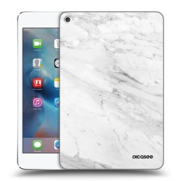 Átlátszó szilikon tok az alábbi táblagépre Apple iPad mini 4 - White marble