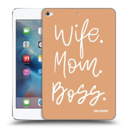 Átlátszó szilikon tok az alábbi táblagépre Apple iPad mini 4 - Boss Mama