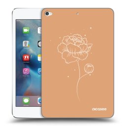 Átlátszó szilikon tok az alábbi táblagépre Apple iPad mini 4 - Peonies