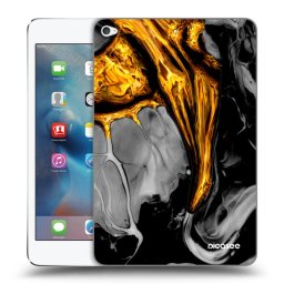 Átlátszó szilikon tok az alábbi táblagépre Apple iPad mini 4 - Black Gold