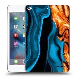Átlátszó szilikon tok az alábbi táblagépre Apple iPad mini 4 - Gold blue