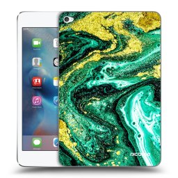 Átlátszó szilikon tok az alábbi táblagépre Apple iPad mini 4 - Green Gold