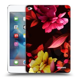 Átlátszó szilikon tok az alábbi táblagépre Apple iPad mini 4 - Dark Peonny