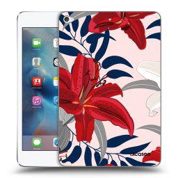 Átlátszó szilikon tok az alábbi táblagépre Apple iPad mini 4 - Red Lily