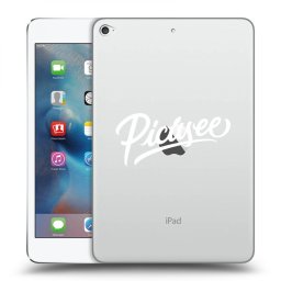 Átlátszó szilikon tok az alábbi táblagépre Apple iPad mini 4 - Picasee - old logo - white