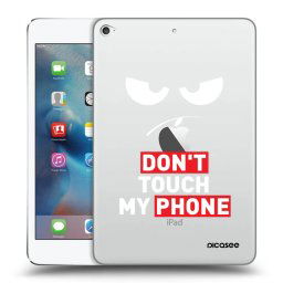 Átlátszó szilikon tok az alábbi táblagépre Apple iPad mini 4 - Angry Eyes - Transparent