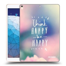 Átlátszó szilikon tok az alábbi táblagépre Apple iPad Air 10.5" 2019 (3.gen) - Think happy be happy
