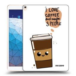 Átlátszó szilikon tok az alábbi táblagépre Apple iPad Air 10.5" 2019 (3.gen) - Cute coffee