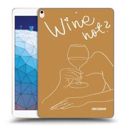 Átlátszó szilikon tok az alábbi táblagépre Apple iPad Air 10.5" 2019 (3.gen) - Wine not