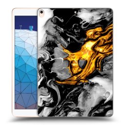 Átlátszó szilikon tok az alábbi táblagépre Apple iPad Air 10.5" 2019 (3.gen) - Black Gold 2