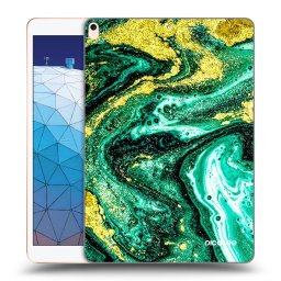 Átlátszó szilikon tok az alábbi táblagépre Apple iPad Air 10.5" 2019 (3.gen) - Green Gold