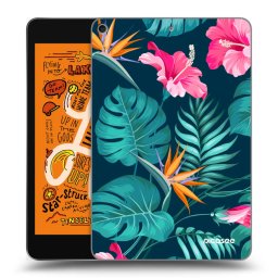 Átlátszó szilikon tok az alábbi táblagépre Apple iPad mini 2019 (5. gen) - Pink Monstera