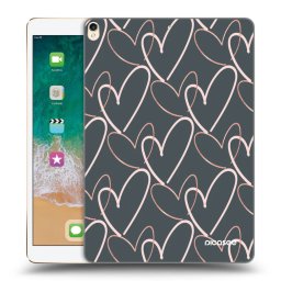 Átlátszó szilikon tok az alábbi táblagépre Apple iPad Pro 10.5" 2017 (2. gen) - Lots of love