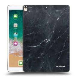 Átlátszó szilikon tok az alábbi táblagépre Apple iPad Pro 10.5" 2017 (2. gen) - Black marble