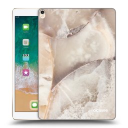 Átlátszó szilikon tok az alábbi táblagépre Apple iPad Pro 10.5" 2017 (2. gen) - Cream marble