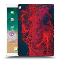 Átlátszó szilikon tok az alábbi táblagépre Apple iPad Pro 10.5" 2017 (2. gen) - Organic red