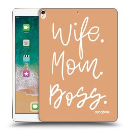 Átlátszó szilikon tok az alábbi táblagépre Apple iPad Pro 10.5" 2017 (2. gen) - Boss Mama