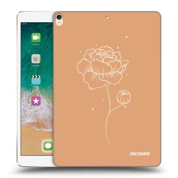 Átlátszó szilikon tok az alábbi táblagépre Apple iPad Pro 10.5" 2017 (2. gen) - Peonies