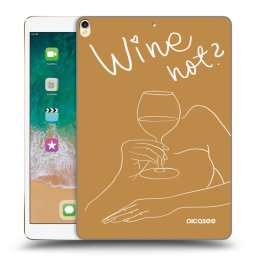 Átlátszó szilikon tok az alábbi táblagépre Apple iPad Pro 10.5" 2017 (2. gen) - Wine not