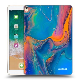 Átlátszó szilikon tok az alábbi táblagépre Apple iPad Pro 10.5" 2017 (2. gen) - Rainbow