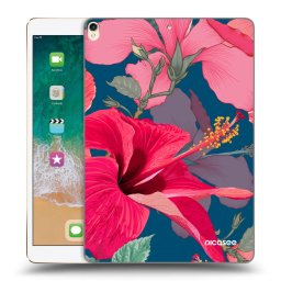 Átlátszó szilikon tok az alábbi táblagépre Apple iPad Pro 10.5" 2017 (2. gen) - Hibiscus
