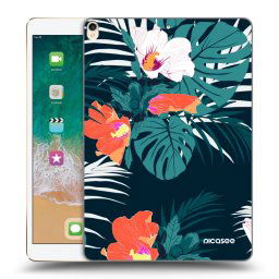 Átlátszó szilikon tok az alábbi táblagépre Apple iPad Pro 10.5" 2017 (2. gen) - Monstera Color
