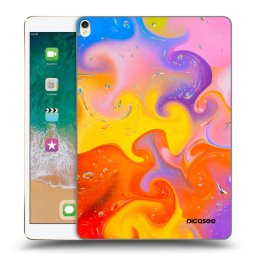 Átlátszó szilikon tok az alábbi táblagépre Apple iPad Pro 10.5" 2017 (2. gen) - Bubbles