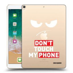 Átlátszó szilikon tok az alábbi táblagépre Apple iPad Pro 10.5" 2017 (2. gen) - Angry Eyes - Transparent