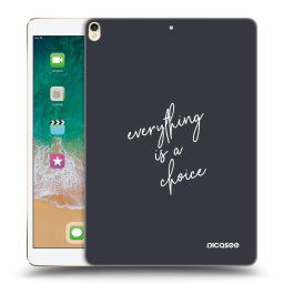 Fekete szilikon tok az alábbi táblagépre Apple iPad Pro 10.5" 2017 (2. gen) - Everything is a choice