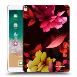Fekete szilikon tok az alábbi táblagépre Apple iPad Pro 10.5" 2017 (2. gen) - Dark Peonny