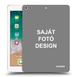 Átlátszó szilikon tok az alábbi táblagépre Apple iPad 9.7" 2018 (6. gen) - Saját fotó/motívum