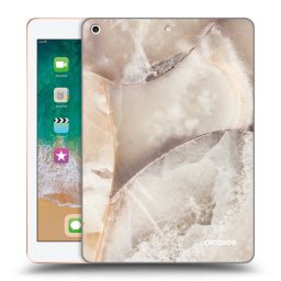 Átlátszó szilikon tok az alábbi táblagépre Apple iPad 9.7" 2018 (6. gen) - Cream marble