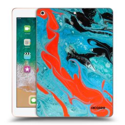 Átlátszó szilikon tok az alábbi táblagépre Apple iPad 9.7" 2018 (6. gen) - Blue Magma